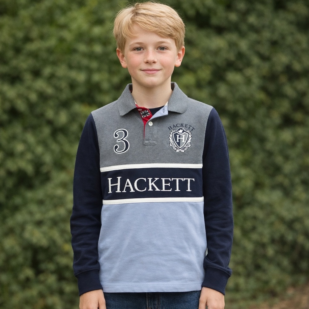 Haickett London Boy’s Polo Shirt – Size 13–14 Years